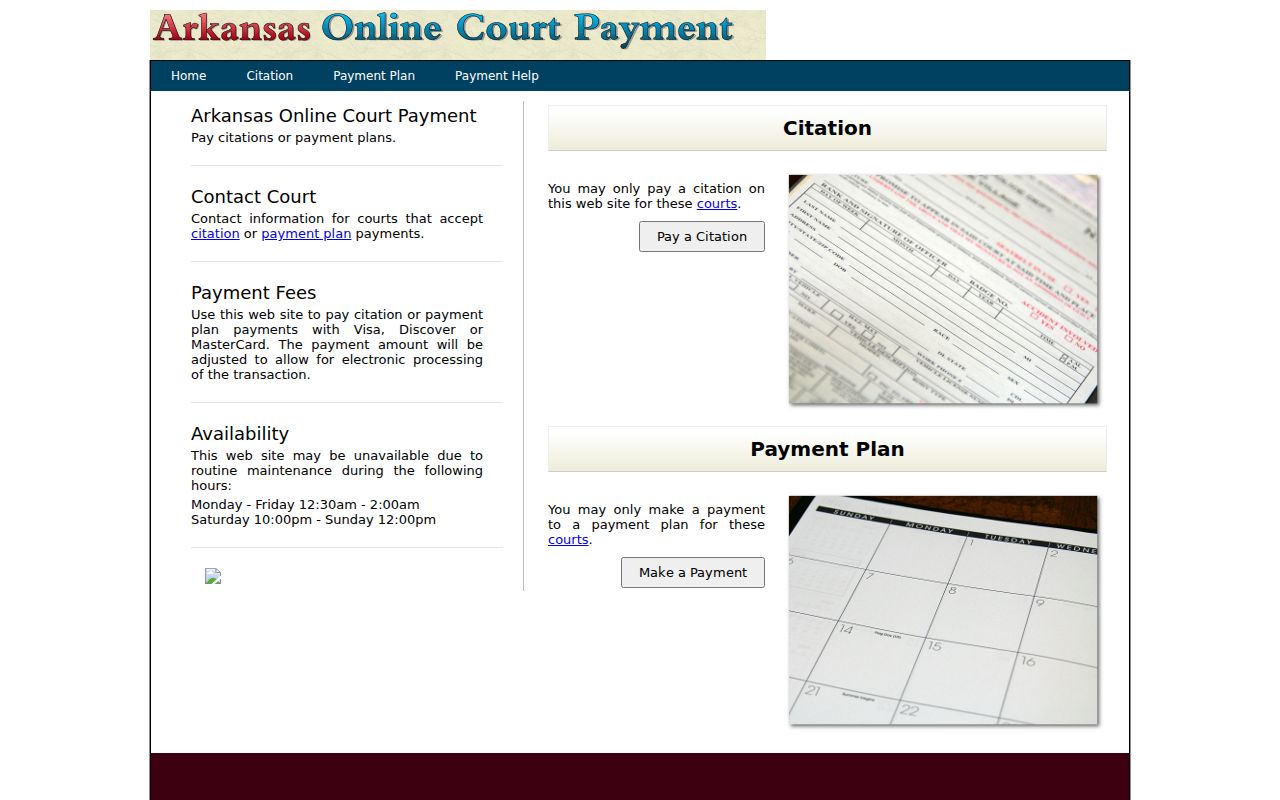 Lonoke County case search Arkansas court payment portal