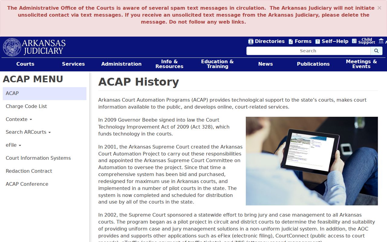 Lonoke County case search court automation system