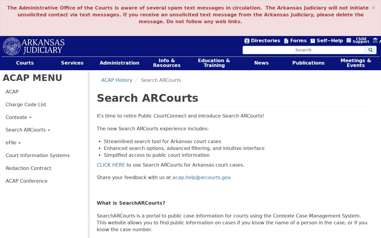Lonoke County case search CourtConnect information