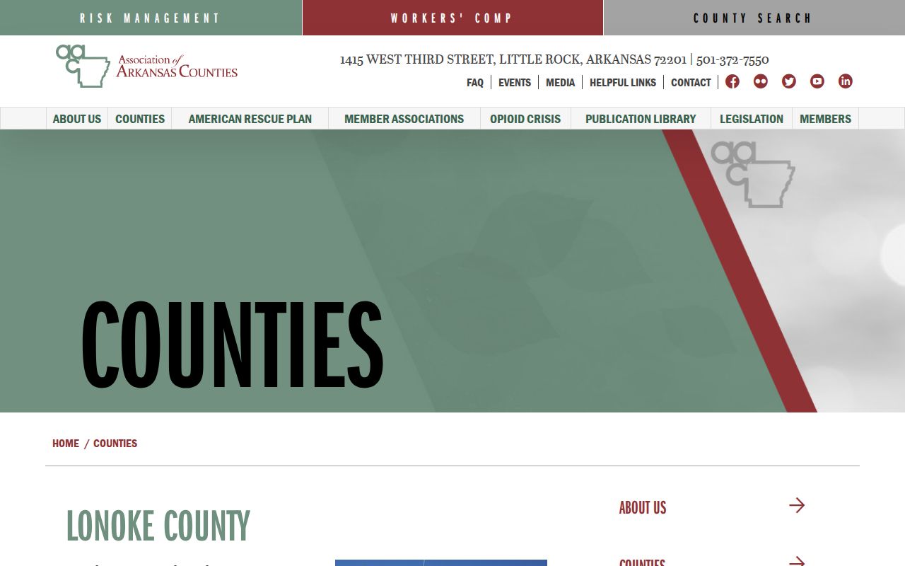 Lonoke County court docket courthouse government profile